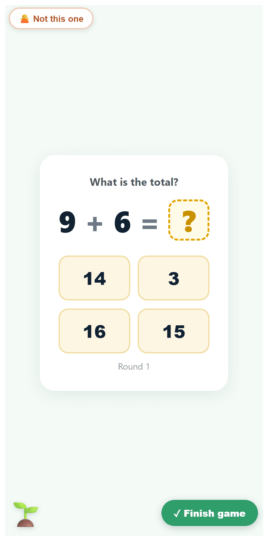 Number work that sits exactly at the child's level, not their age.
